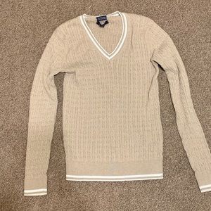 Tommy Hilfiger V Neck Long Sleeve Top
